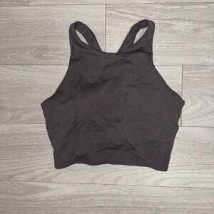 Athleta Gray Tie Dye Conscious Crop Top Size Medium